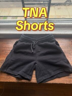 TNA Black Fleece Lounge Shorts